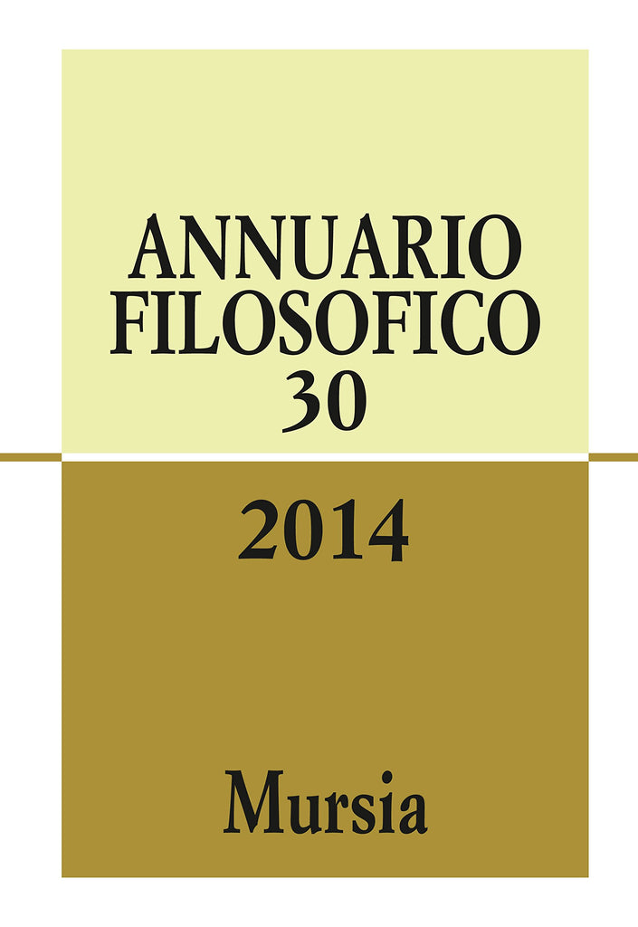 Annuario filosofico n.30 / 2014