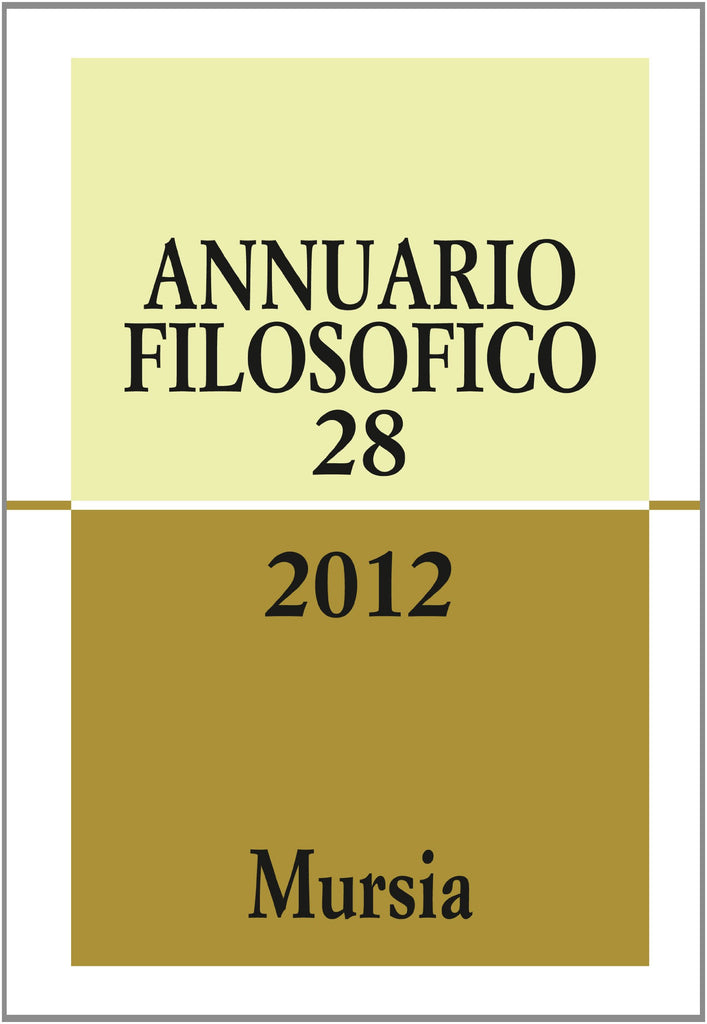 Annuario filosofico n.28 / 2012