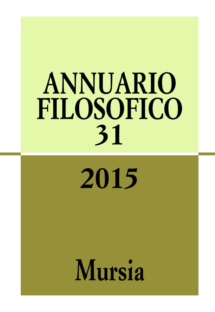 Annuario filosofico n.31 / 2015