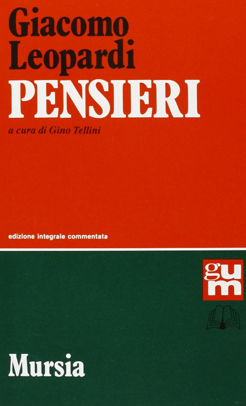 Leopardi G.: Pensieri  ( Tellini G.)