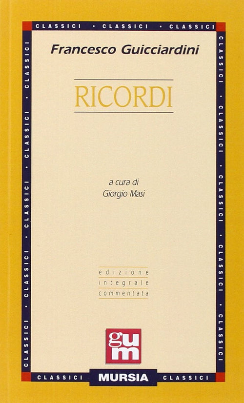 Guicciardini F.: Ricordi  ( Masi G.)