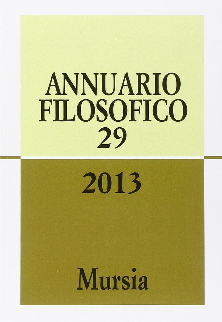 Annuario filosofico n.29 / 2013