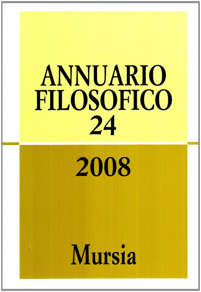 Annuario filosofico n.24 / 2008