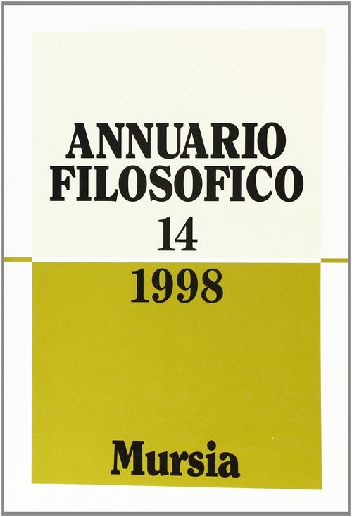 Annuario filosofico n.14 / 1998