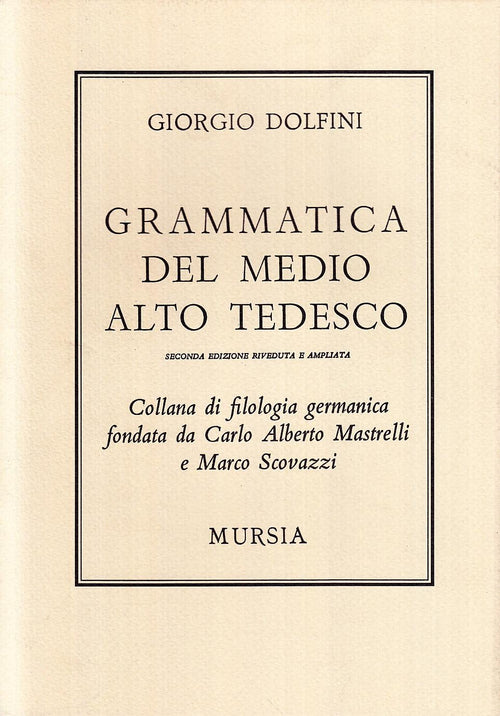 Dolfini G.: Grammatica del medio alto tedesco