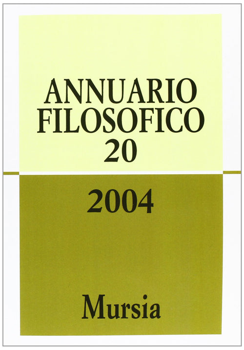 Annuario filosofico n.20 / 2004