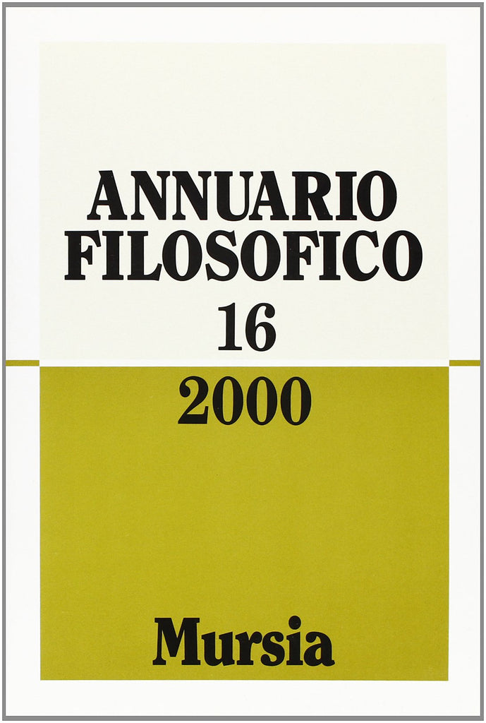Annuario filosofico n.16 / 2000
