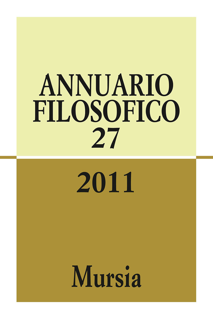 Annuario filosofico n.27 / 2011