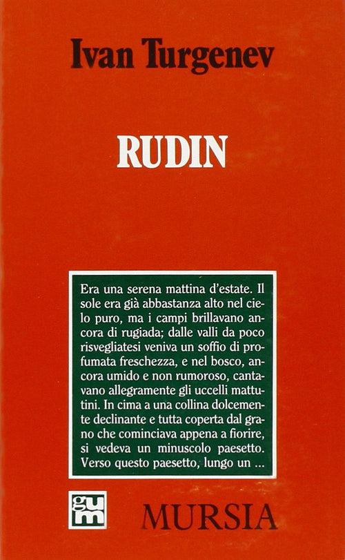 Turgenev I.: Rudin