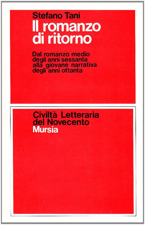 Tani S.: Il romanzo di ritorno