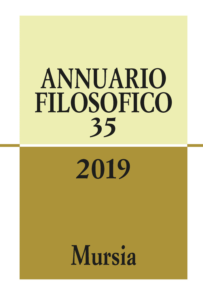 Annuario filosofico n. 35 / 2019