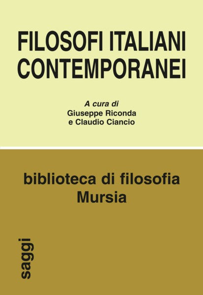 AA.VV.: Filosofi italiani contemporanei